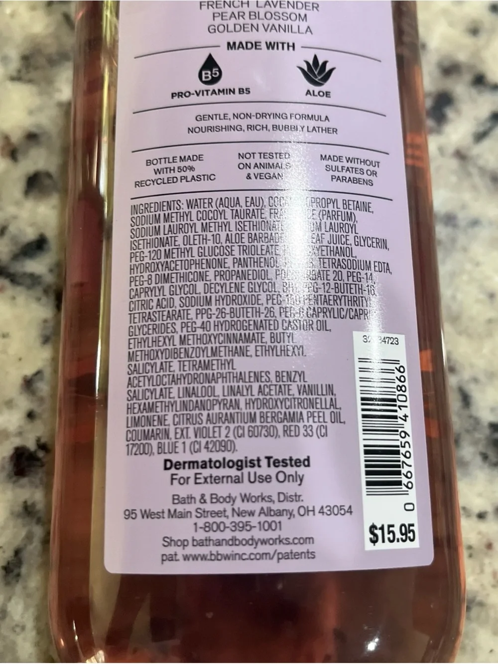 NEW BATH & BODY WORKS MOONLIT GODDESS BODY WASH 10 FL OZ ALOE NEW
